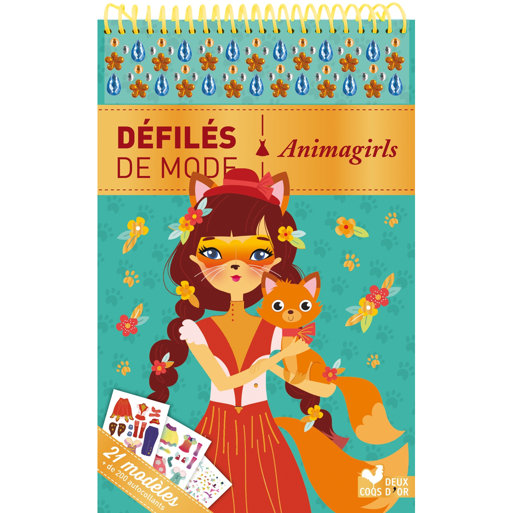 Animagirls - bloc à spirale (Jeunesse)