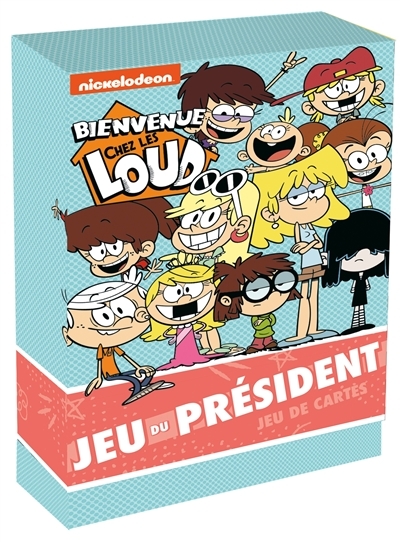 Bienvenue chez les Loud : jeu du Président : jeu de cartes (Coffret)