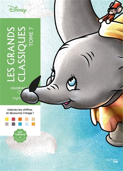 coloriages mystères Disney - Les grands classiques Tome 7 (Broché)