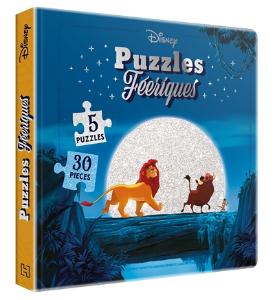 DISNEY - Puzzles Féeriques - 5 puzzles 30 pièces (Jeunesse)