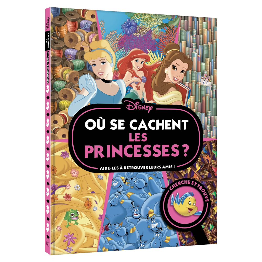 DISNEY PRINCESSES - Où se cachent les princesses ? - Cherche et trouve - Aide-les à retrouver leurs