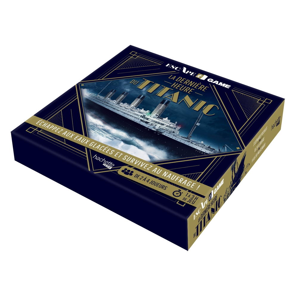 Escape game La dernière heure du Titanic - Échappez aux eaux glacées et survivez au naufrage ! (Coff
