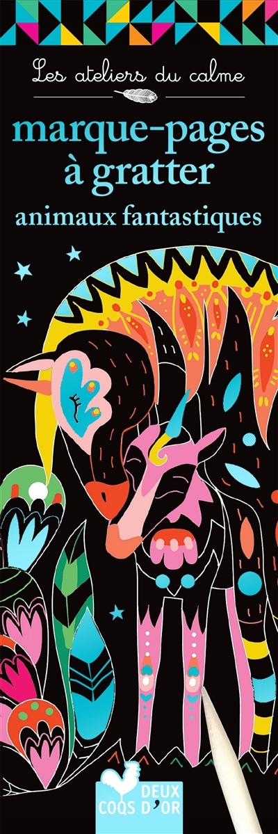 Marque-pages à gratter animaux fantastiques (Jeunesse)