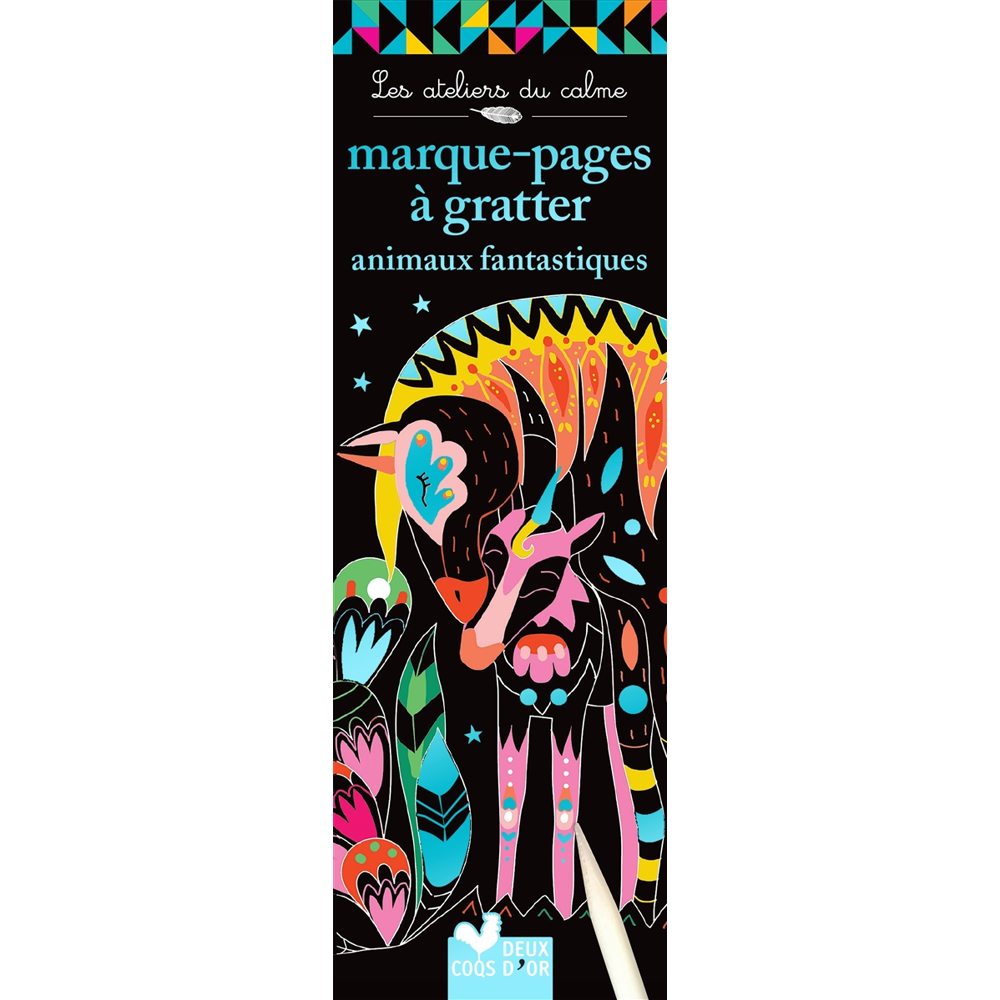 Marque-pages à gratter animaux fantastiques (Jeunesse)