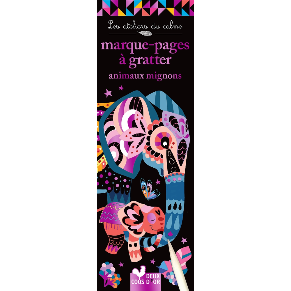 Marque-pages à gratter animaux mignons (Jeunesse)