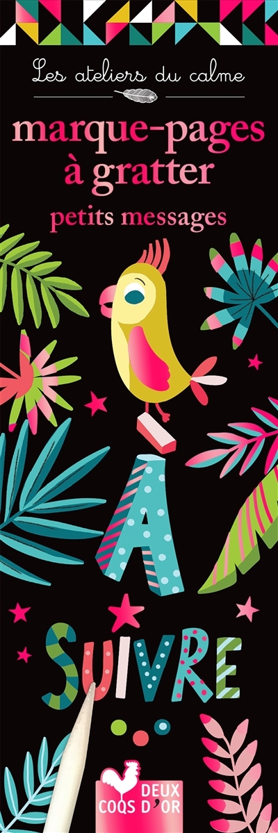 Marque-pages à gratter - petits messages (Jeunesse)