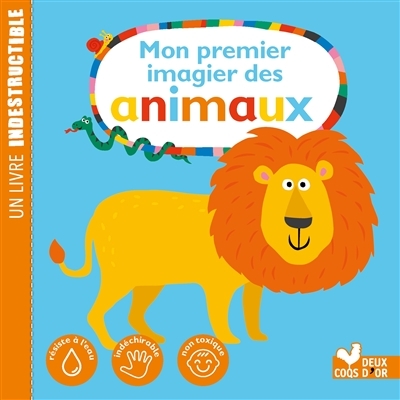 Mon premier imagier des animaux - Livre Indestructible (Jeunesse)