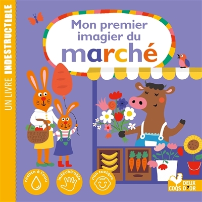 Mon imagier du marché - Livre Indestructible (Jeunesse)