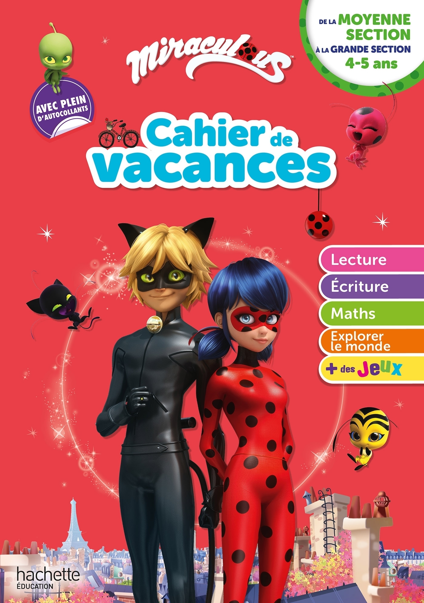 Miraculous - De la Moyenne à la Grande Section - Cahier de vacances 2023 (Broché)