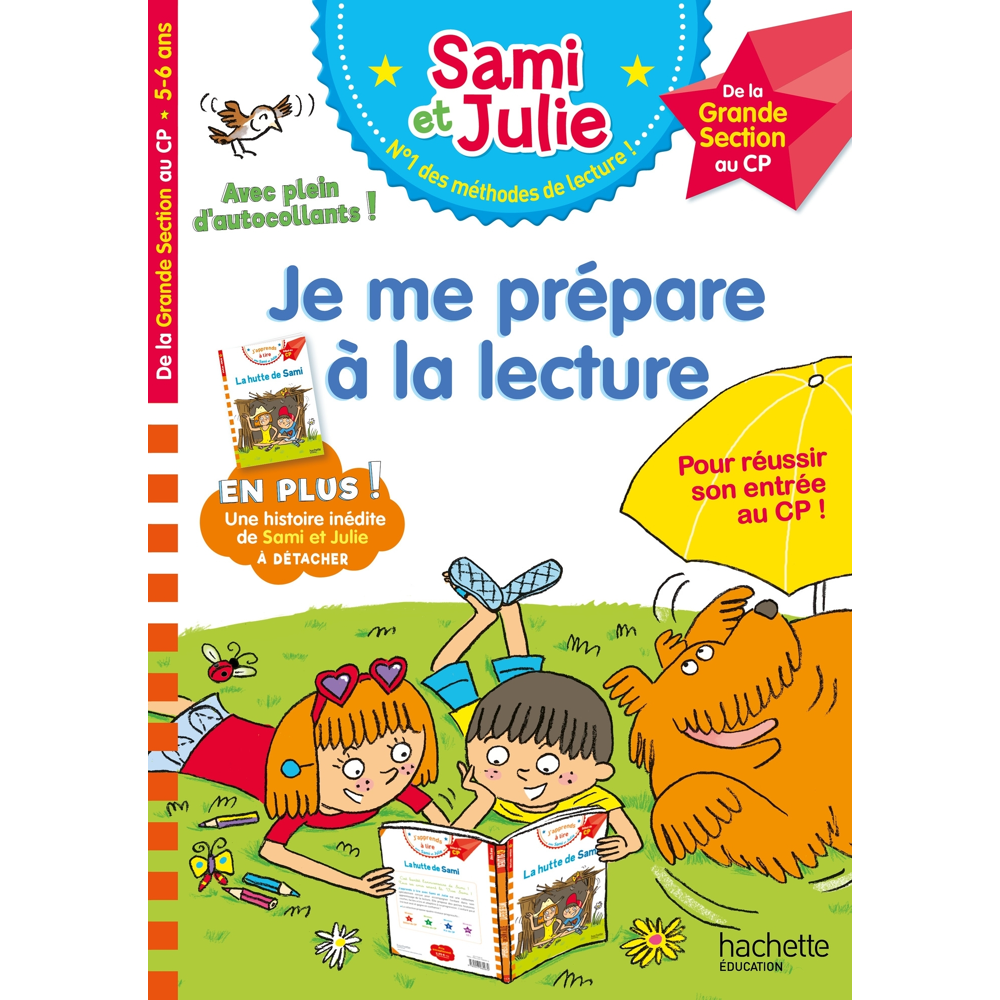 Sami et Julie - Je me prépare à la lecture de la Grande Section au CP - Cahier de vacances 2023 (Bro