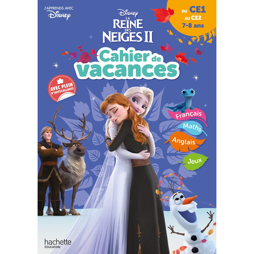 Disney - Reine des Neiges - Du CE1 au CE2 - Cahier de vacances 2023 (Broché)