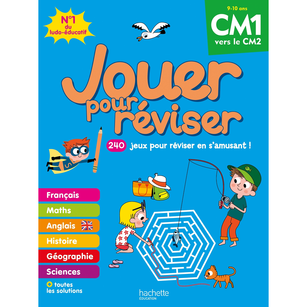 Jouer pour réviser - Du CM1 au CM2 - Cahier de vacances 2023 (Broché)