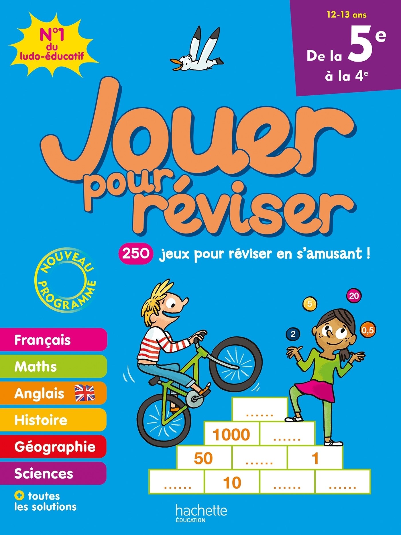 Jouer pour réviser - De la 5e à la 4e - Cahier de vacances 2023 (Broché)