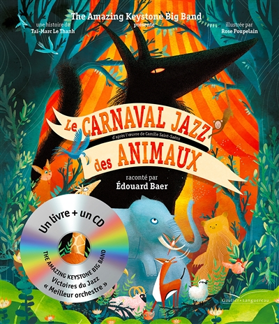 Le carnaval jazz des animaux - Livre CD (Livre lu)
