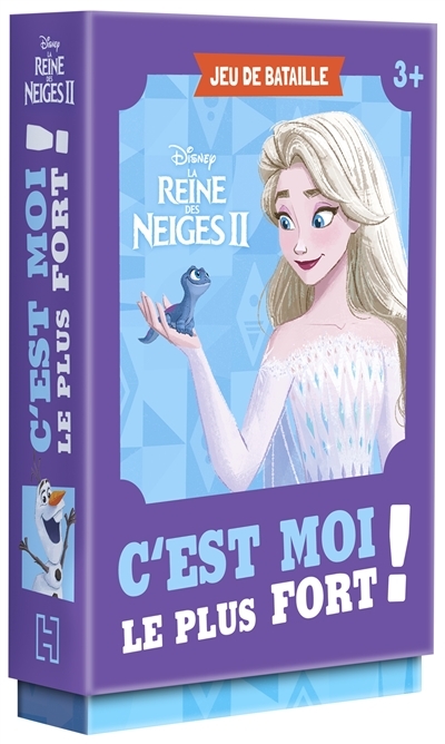LA REINE DES NEIGES 2 - Jeu de cartes - C'est moi le plus fort ! - Bataille - Disney (Coffret)