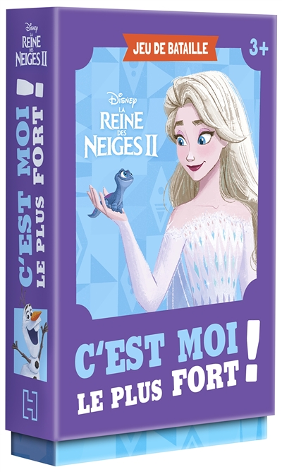 LA REINE DES NEIGES 2 - Jeu de cartes - C'est moi le plus fort ! - Bataille - Disney (Coffret)