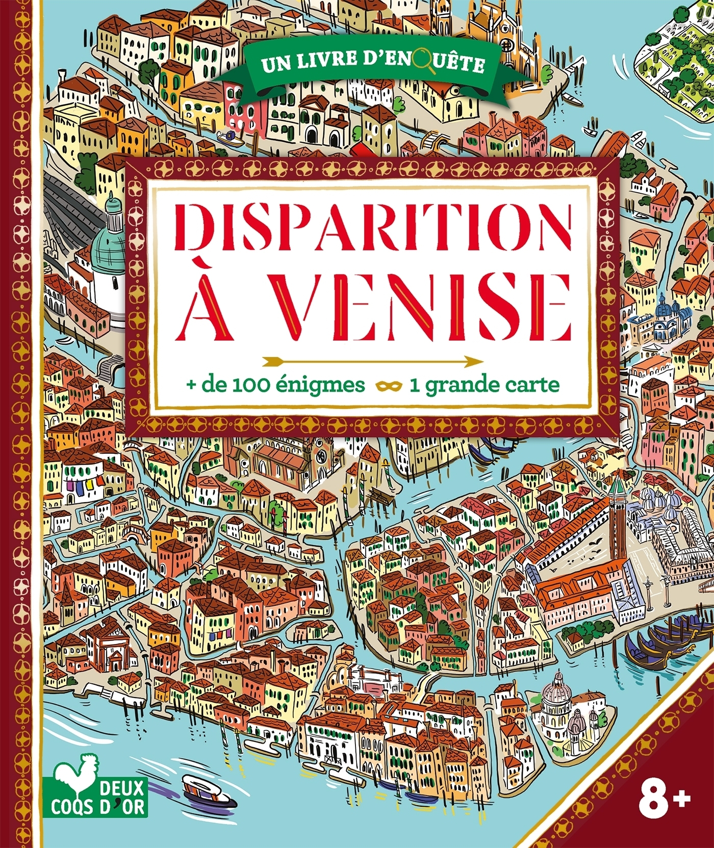 Disparition à Venise - livre avec carte (Jeunesse)