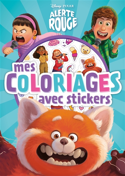 ALERTE ROUGE - Mes Coloriages avec Stickers - Disney Pixar (Jeunesse)