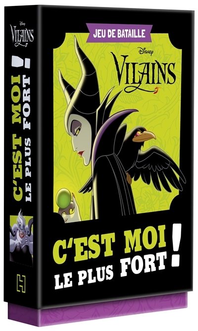 DISNEY VILAINS - Jeu de cartes - C'est moi le plus fort ! - Bataille (Coffret)