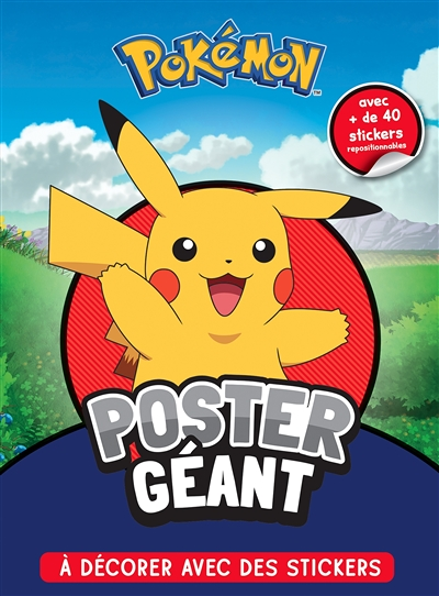 Pokémon - Poster géant à décorer (Jeunesse)