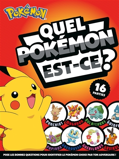 POKEMON QUEL POKEMON EST-CE ? (Broché)