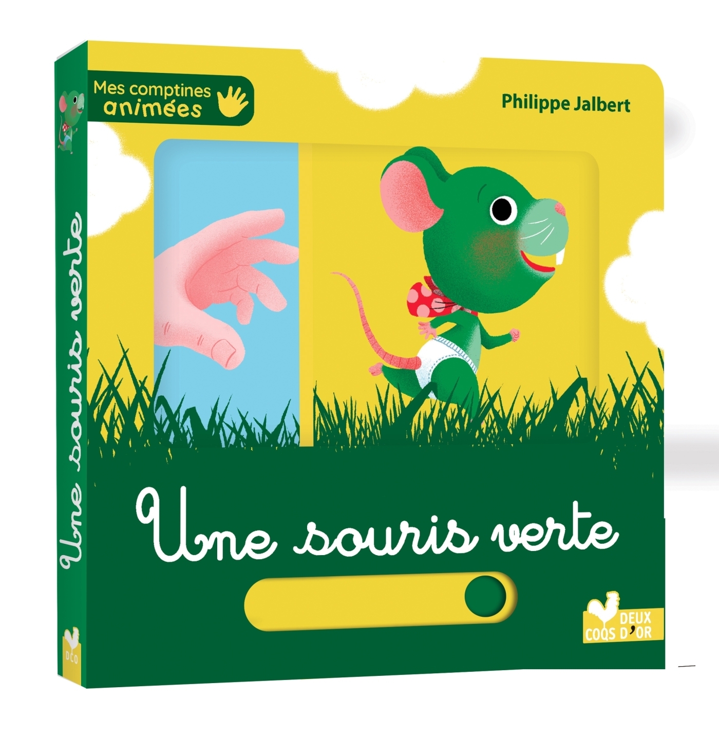 Mes comptines animées - Une souris verte (Cartonné)