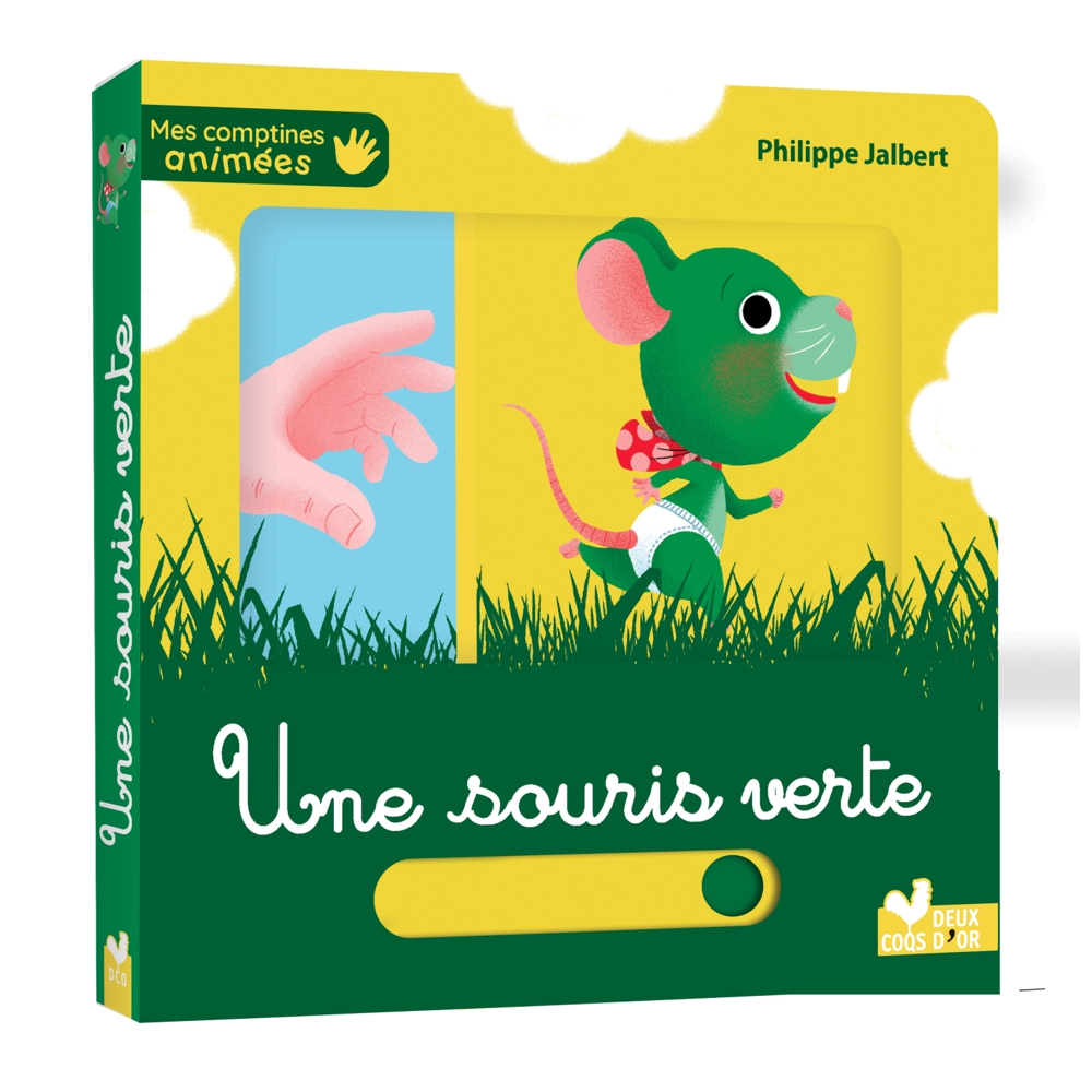 Mes comptines animées - Une souris verte (Cartonné)
