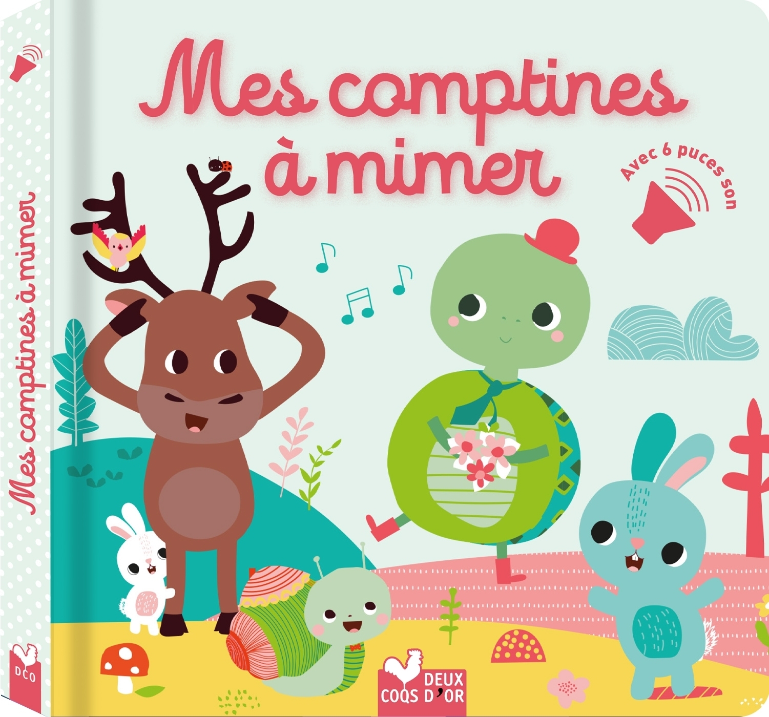 Mes comptines à mimer - livre avec puces sonores (Jeunesse)