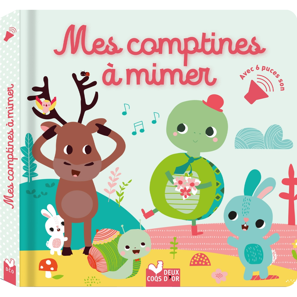 Mes comptines à mimer - livre avec puces sonores (Jeunesse)