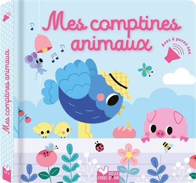 Mes comptines animaux - livre avec puces sonores (Jeunesse)