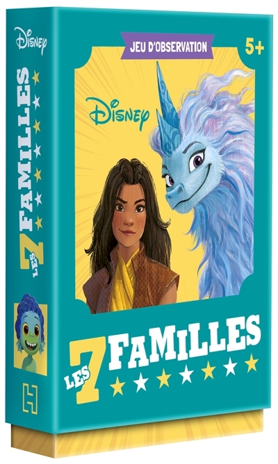 DISNEY - Jeu de cartes - 7 familles (Coffret)