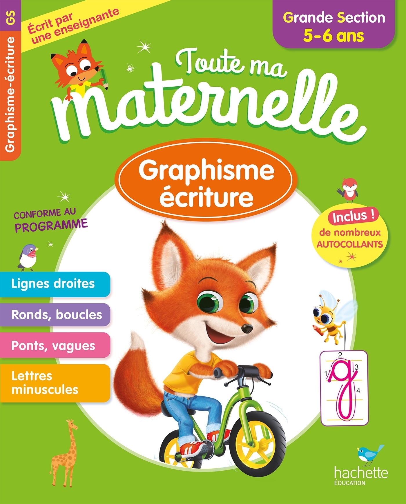 Toute ma maternelle Graphisme Ecriture Grande Section 5-6 ans (Broché)