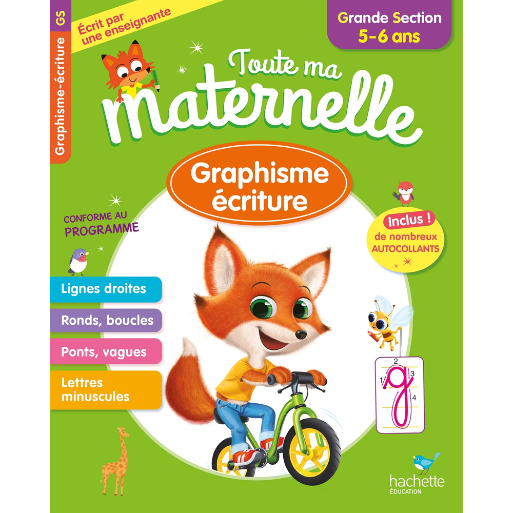 Toute ma maternelle Graphisme Ecriture Grande Section 5-6 ans (Broché)