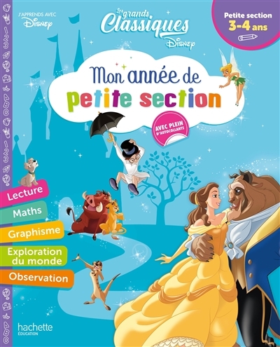 Disney - Les grands classiques - Mon année de Petite Section (Broché)