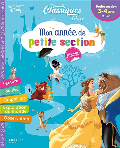 Disney - Les grands classiques - Mon année de Petite Section (Broché)