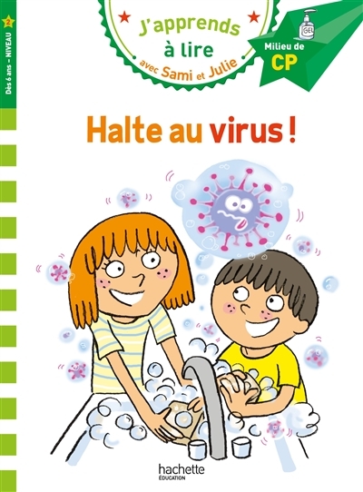Sami et Julie CP Niveau 2 - Halte au virus ! (Broché)