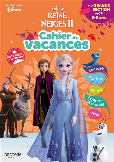 Disney - Reine des Neiges - De la Grande Section au CP - Cahier de vacances 2023 (Broché)