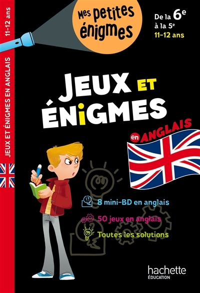 Jeux et énigmes en anglais De la 6e à la 5e - Cahier de vacances 2023 (Broché)