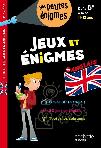 Jeux et énigmes en anglais De la 6e à la 5e - Cahier de vacances 2023 (Broché)
