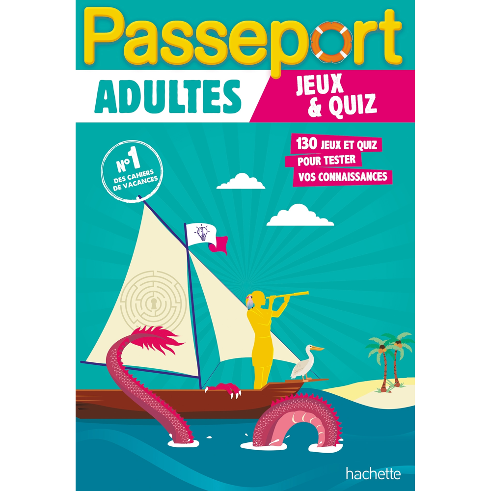 Passeport Adultes Jeux et quiz - Cahier de vacances 2023 (Broché)
