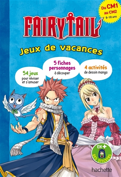 Fairy Tail - Jeux de vacances - Du CM1 au CM2 (Broché)