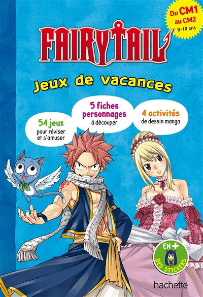 Fairy Tail - Jeux de vacances - Du CM1 au CM2 (Broché)
