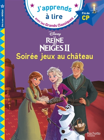Disney - Reine des neiges, Soirée jeux au château CP niveau 3 (Poche)