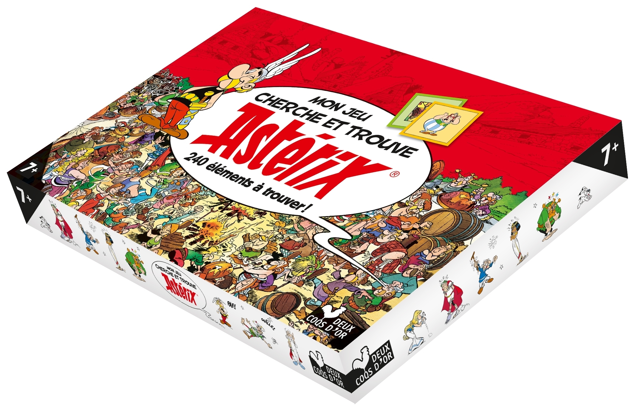 Mon jeu cherche et trouve Astérix - coffret avec plateau et cartes (Coffret)