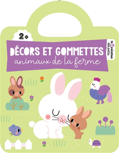 Décors et gommettes - animaux de la ferme (Jeunesse)