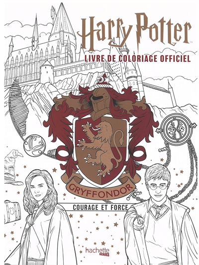 Harry Potter - Gryffondor - le livre de coloriage officiel - Courage et force (Broché)