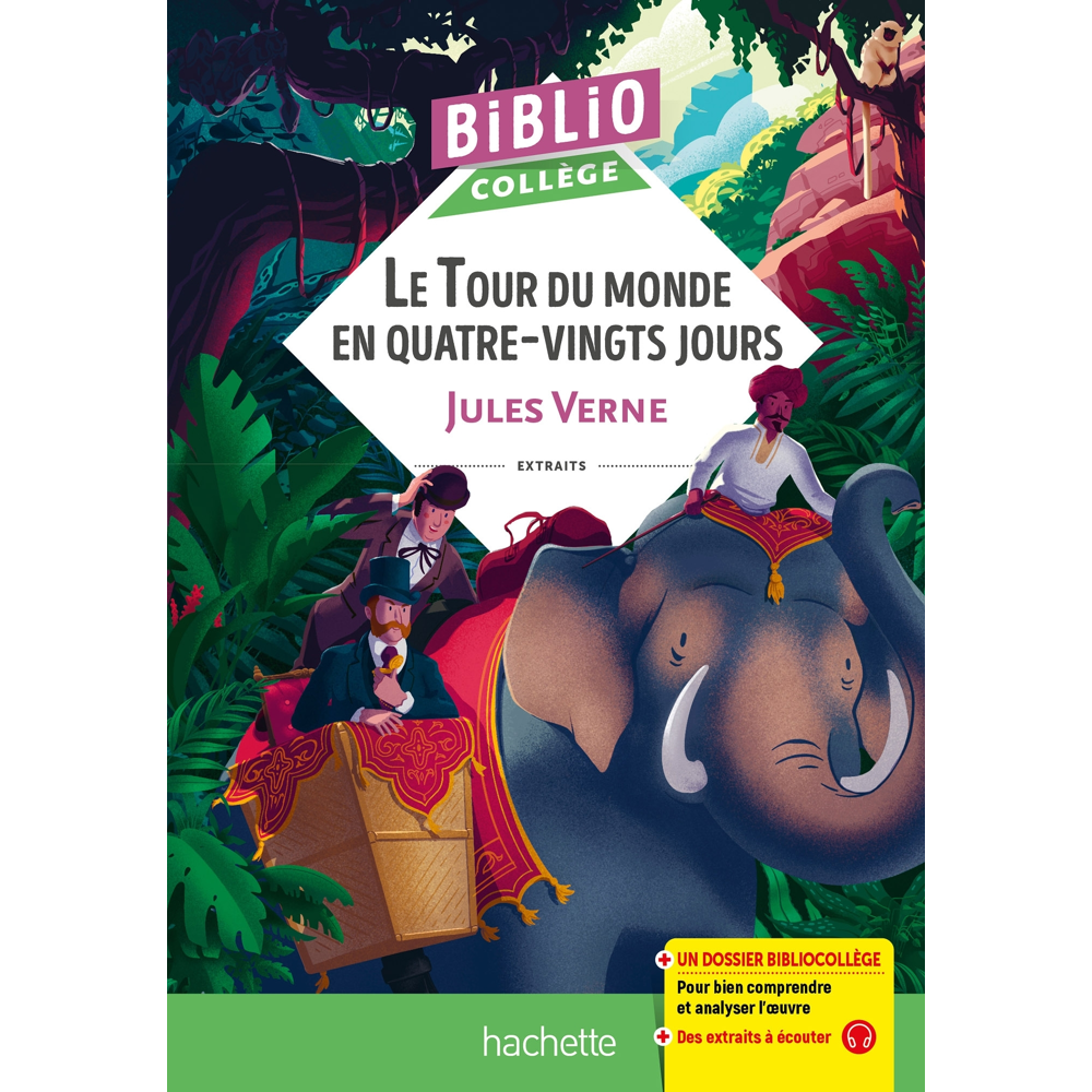 BiblioCollège Le Tour du monde en 80 jours (J Verne) (Poche)