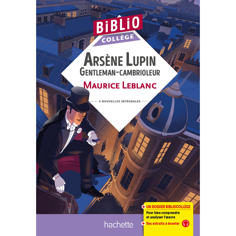 BiblioCollège - Arsène Lupin Gentleman cambrioleur, Maurice Leblanc (Broché)