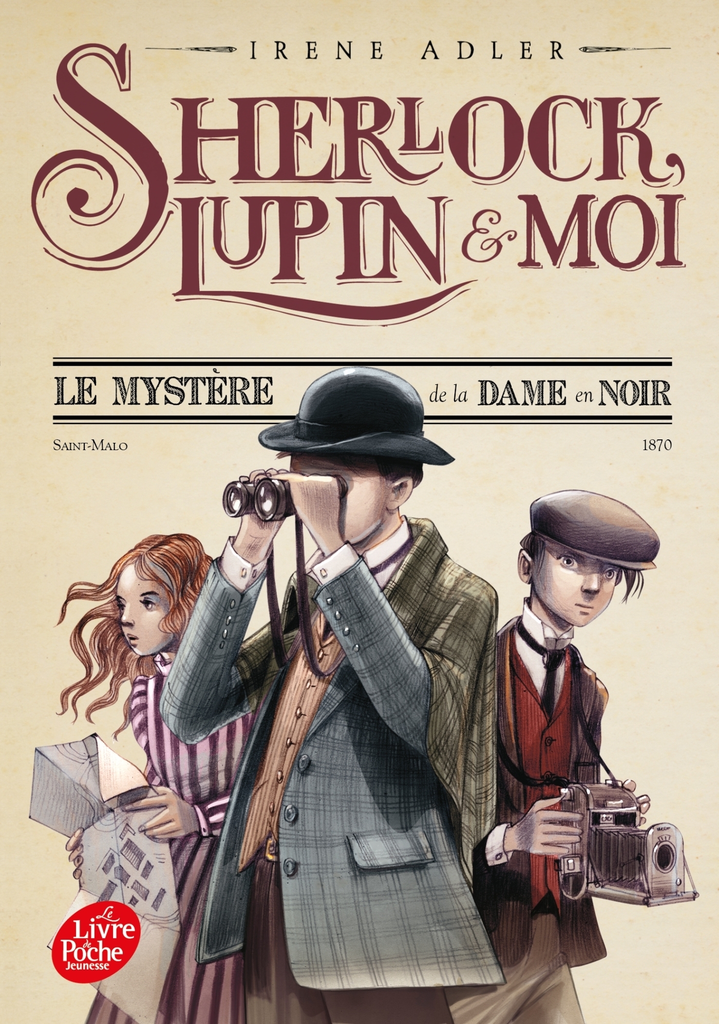 Sherlock, Lupin et moi - Tome 1 - Le mystère de la dame en noir (Poche)