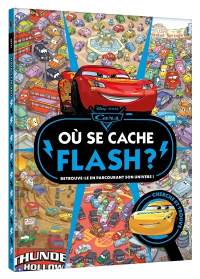 CARS - Où se cache Flash ? - Cherche et trouve - Disney Pixar (Cartonné)